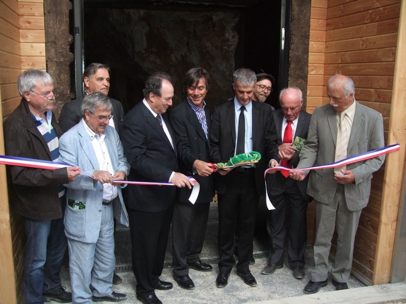 L'inauguration de la Grotte de la Salamandre