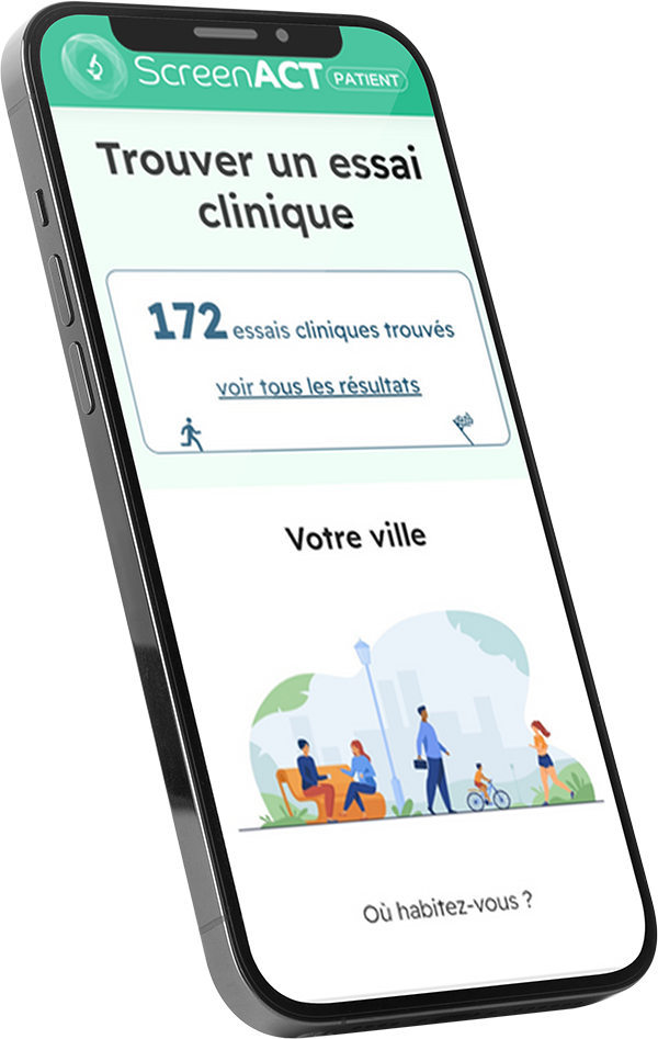 Visuel du site ScreenAct Patient